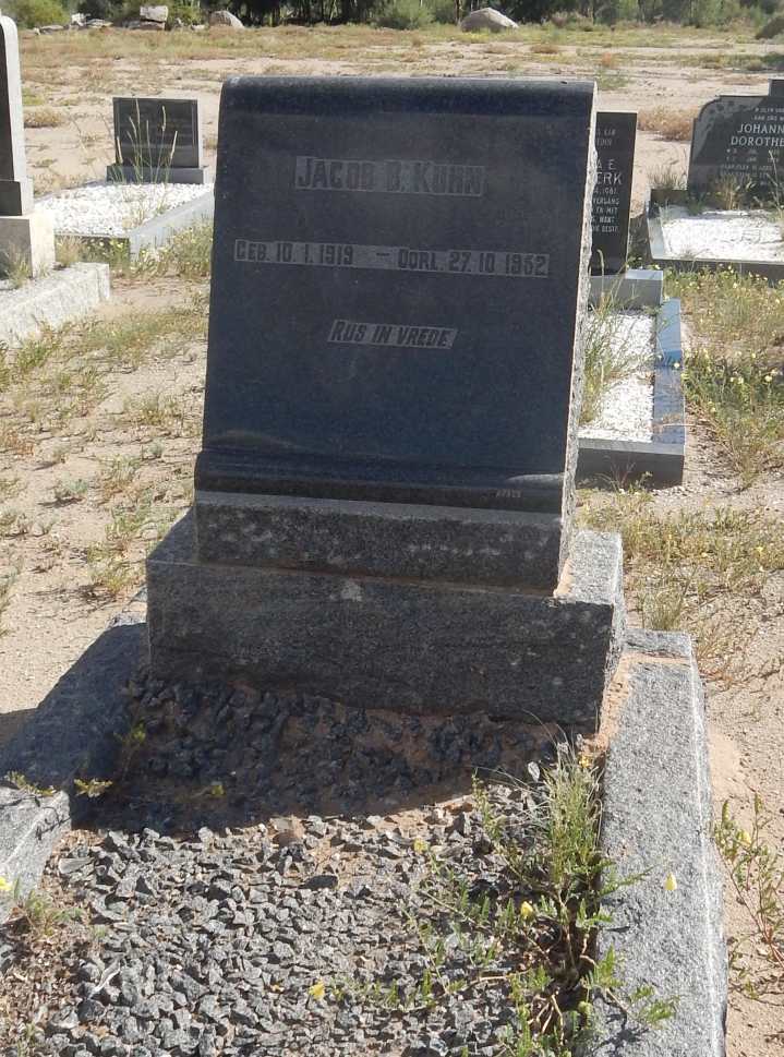 KUHN Jacob B. 1919-19?2