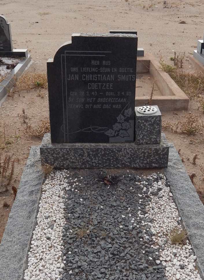COETZEE Jan Christiaan Smuts 1943-1965