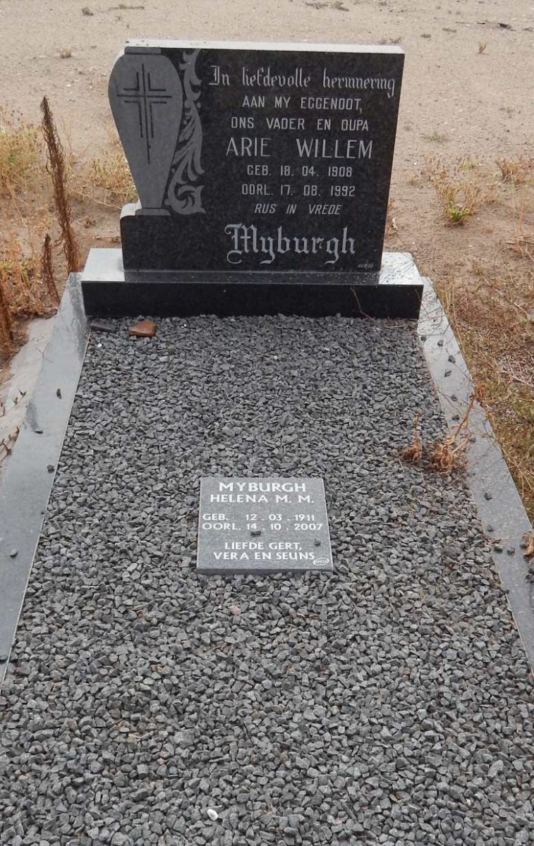 MYBURGH Arie Willem 1908-1992 :: MYBURG Helena M.M. 1911-2007