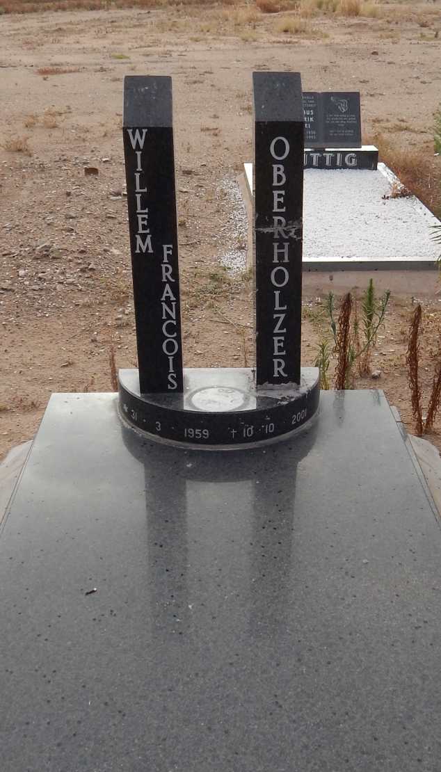 OBERHOLZER Willem Francois 1959-2001