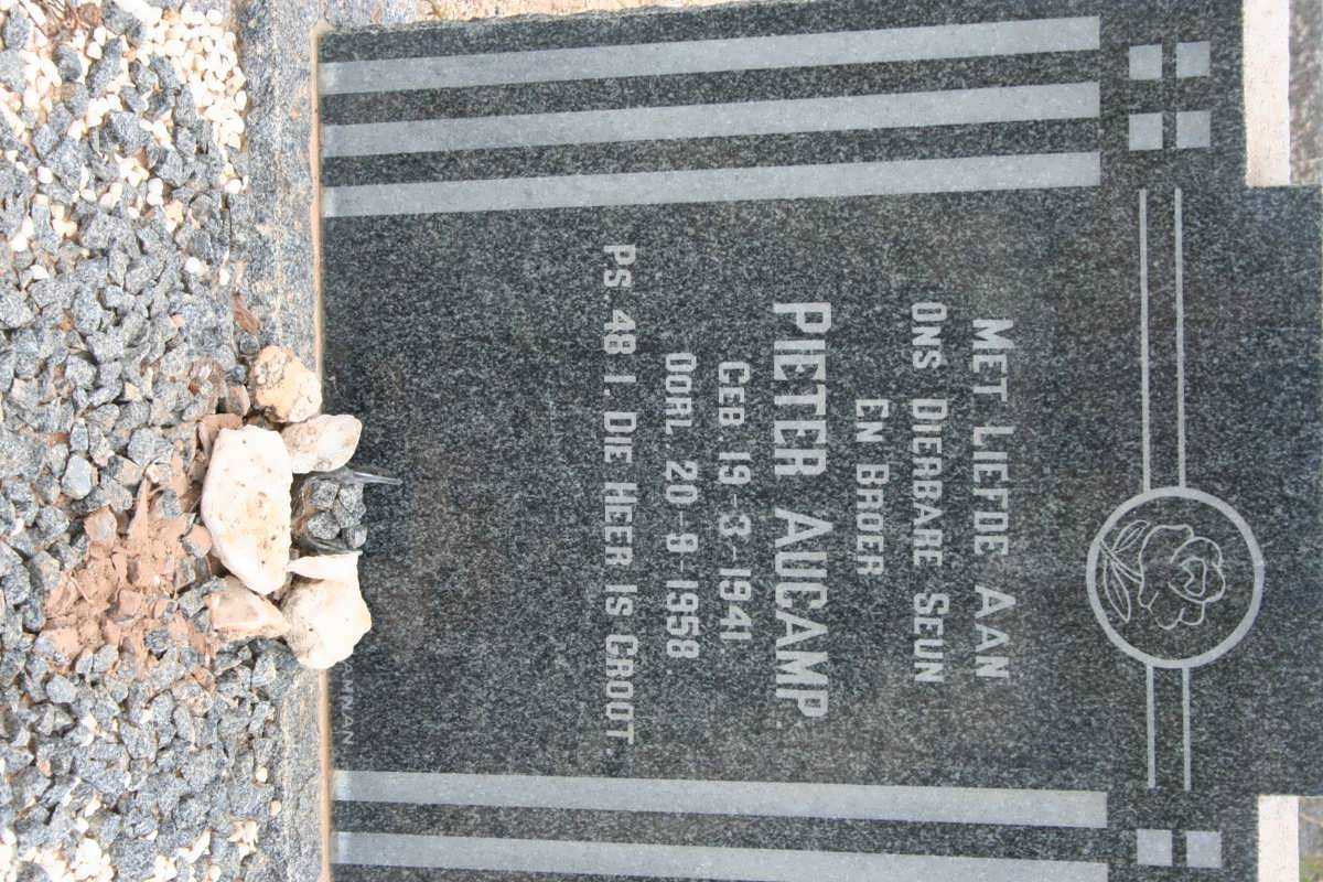 AUCAMP Pieter 1941-1958