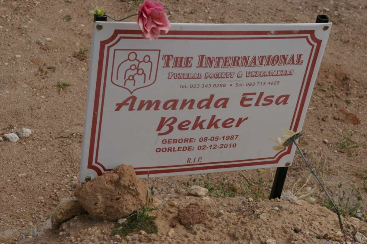 BEKKER Amanda Elsa 1987-2010