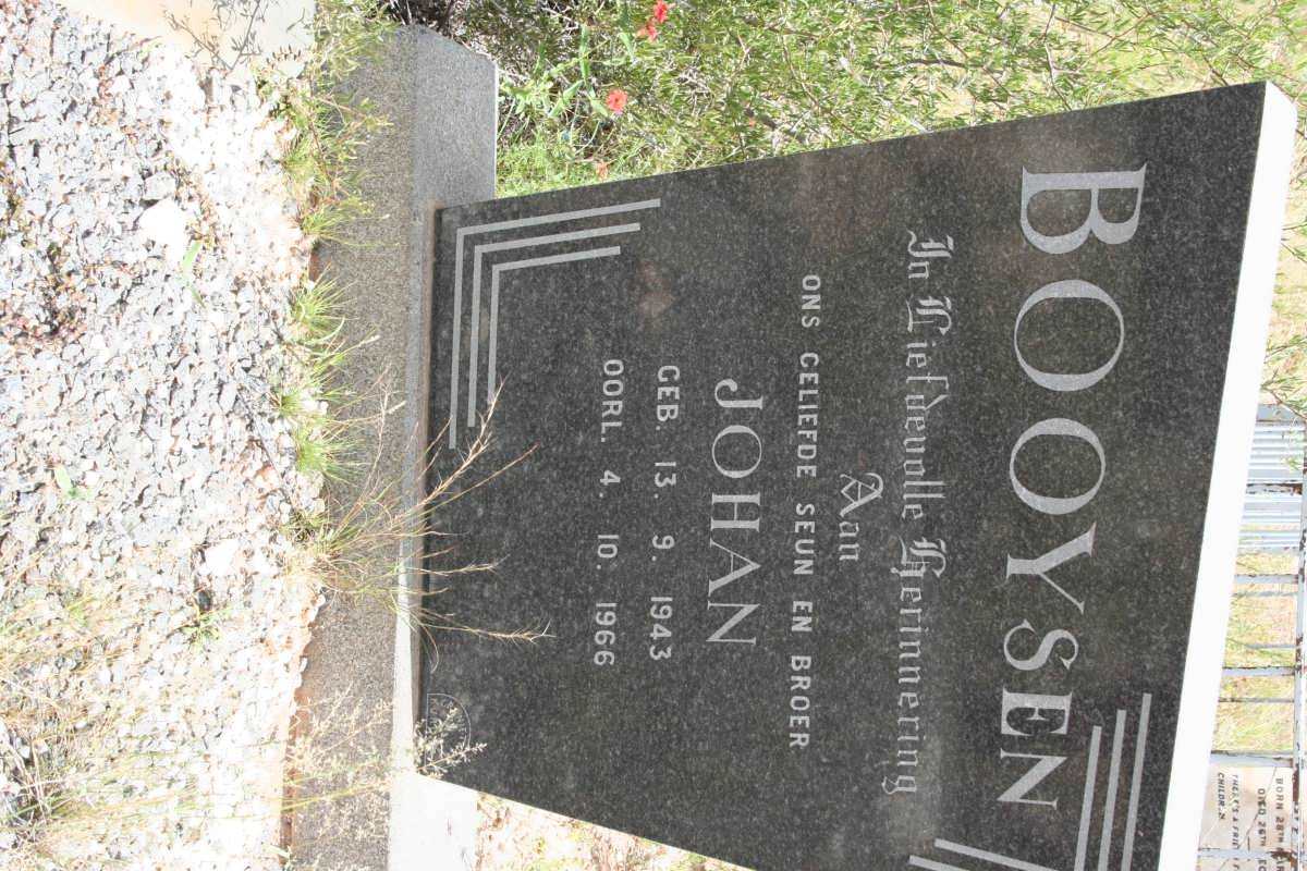 BOOYSEN Johan 1943-1966