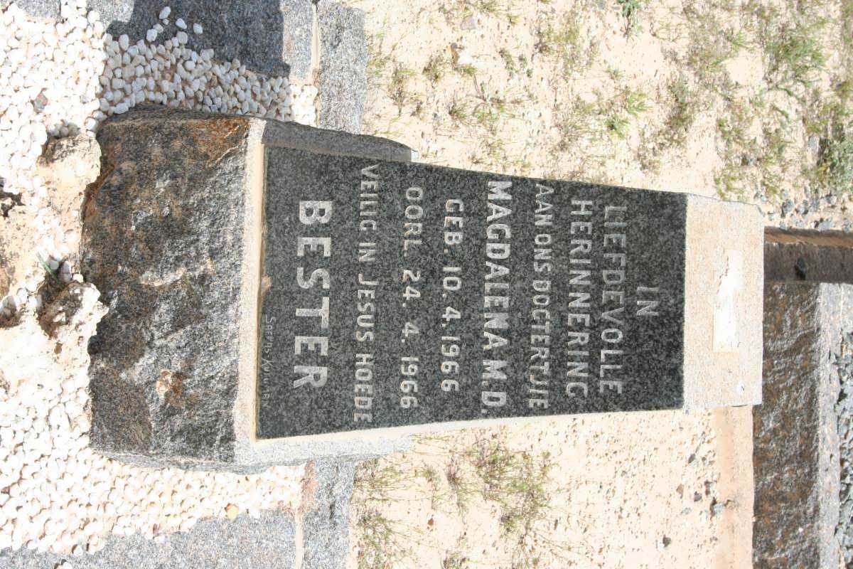 BESTER Magdalena M.D. 1966-1966