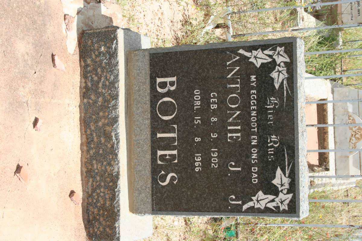 BOTES Antonie J.J. 1902-1966