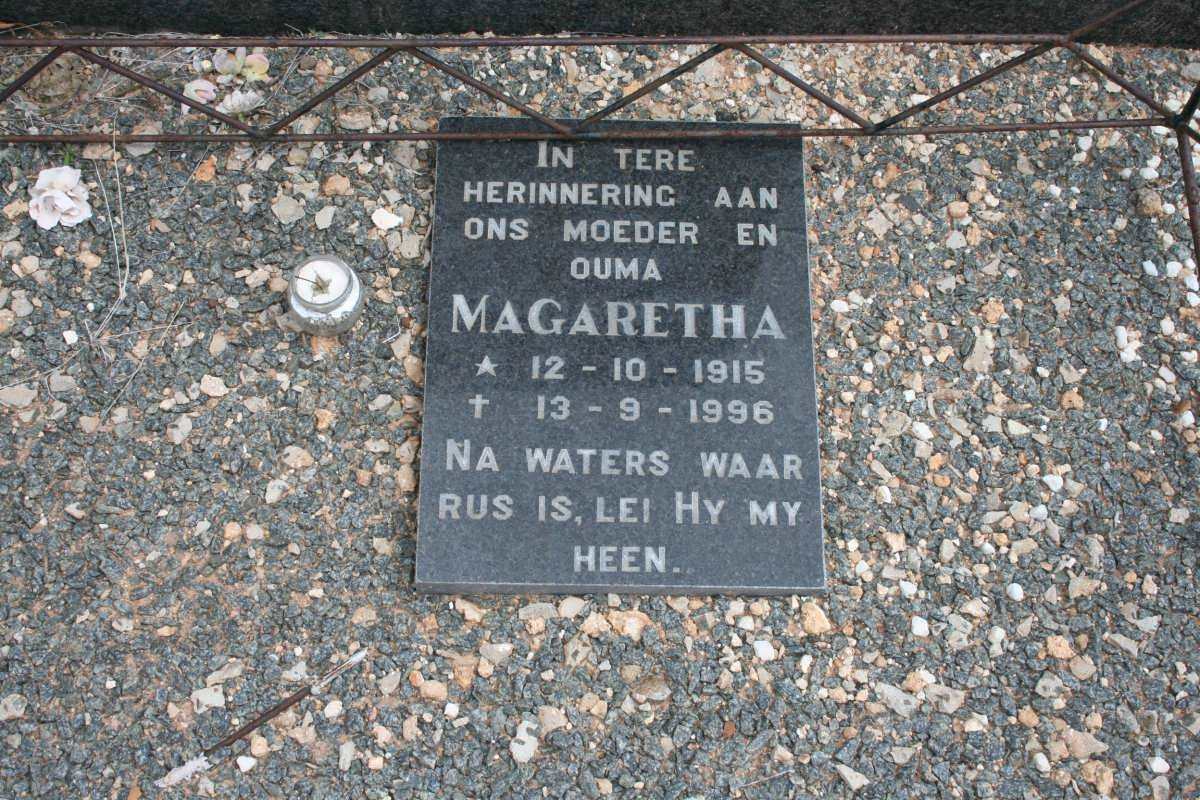 BEYLEVELD  Magaretha 1915-1996