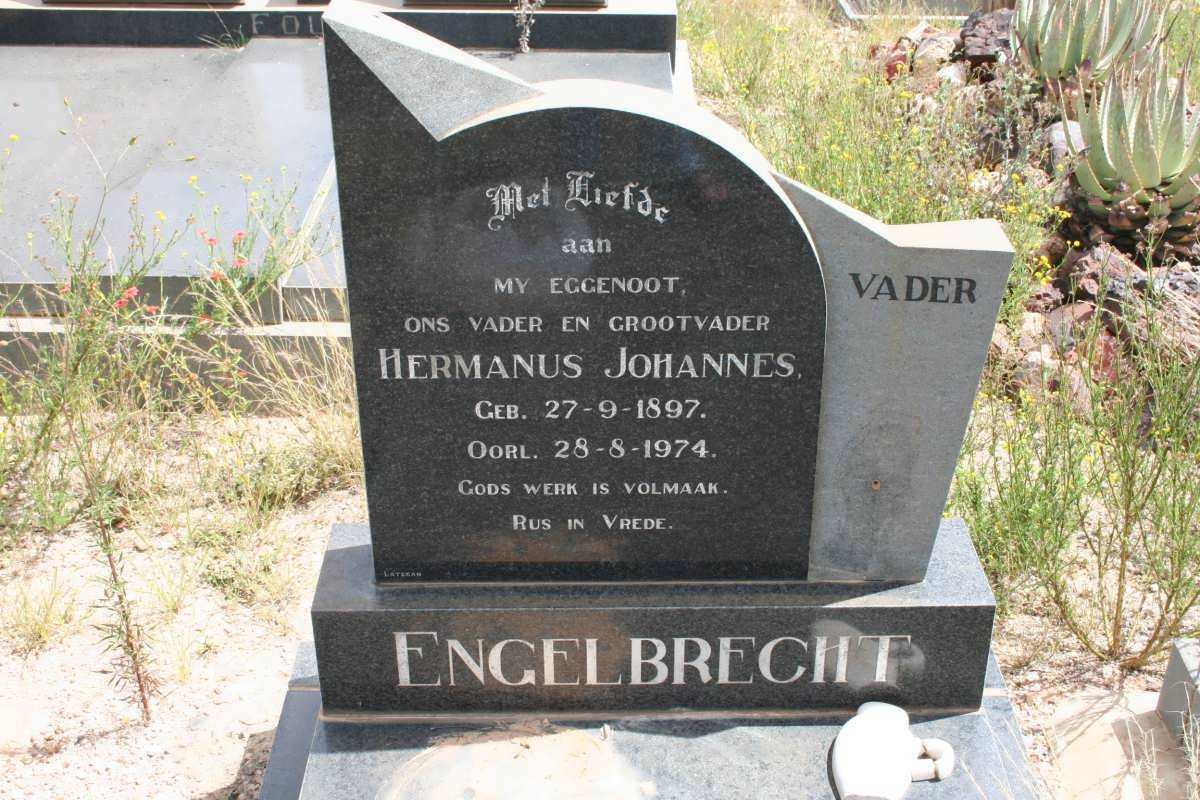 ENGELBRECHT Hermanus Johannes 1897-1974