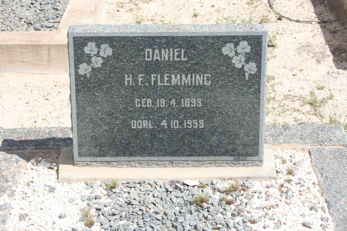 FLEMMING Daniel H.F. 1893-1958