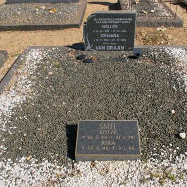 GRAAN Willem, van 1898-1965 &amp; Johanna 1904-2003 :: SMIT Kotzé 1940-1979 &amp; Rika 1940-1986