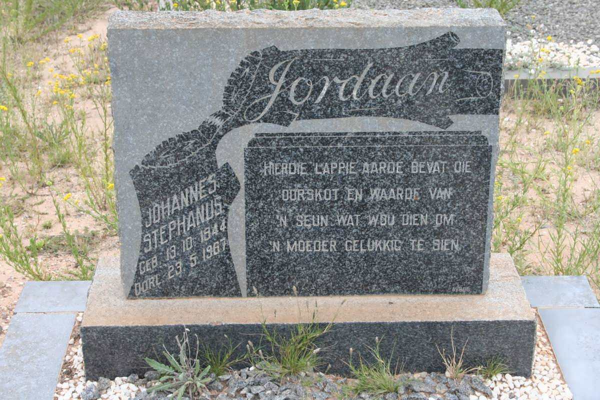 JORDAAN Johannes Stephanus 1944-1967
