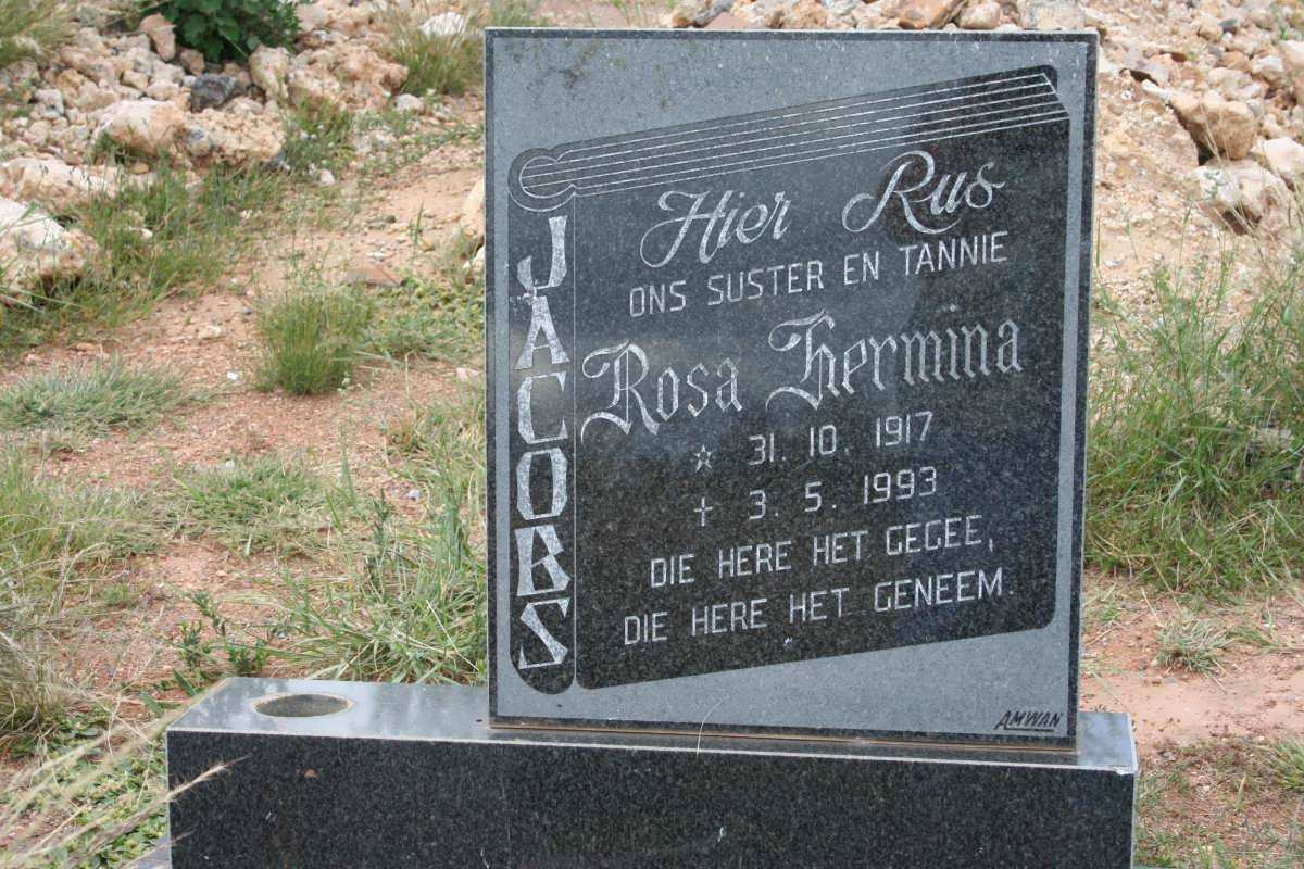 JACOBS Rosa Hermien 1917-1993