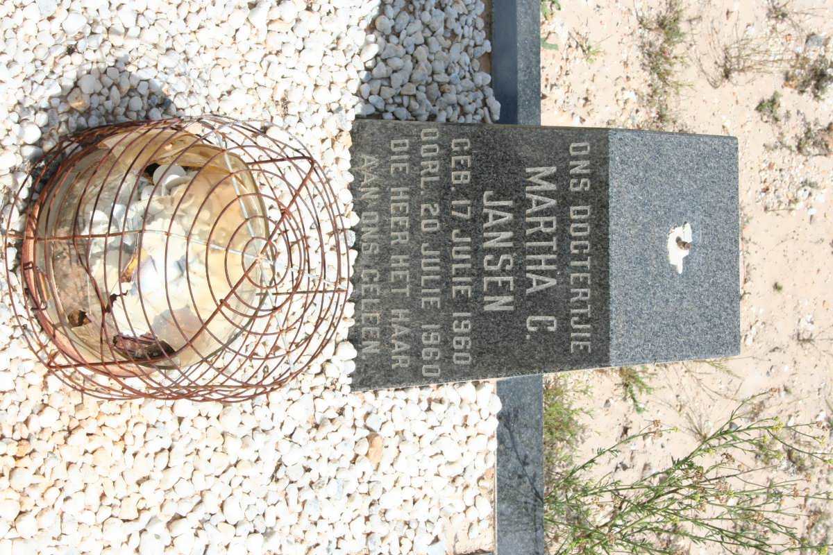 JANSEN Martha C. 1960-1960