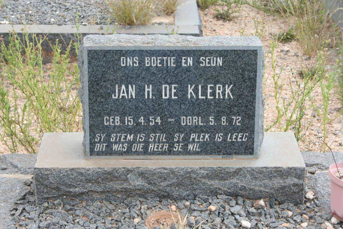 KLERK Jan H., de 1954-1972