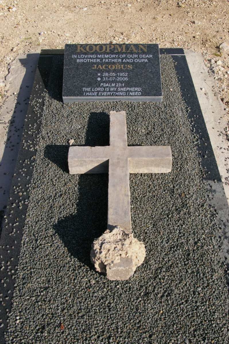KOOPMAN Jacobus 1952-2006