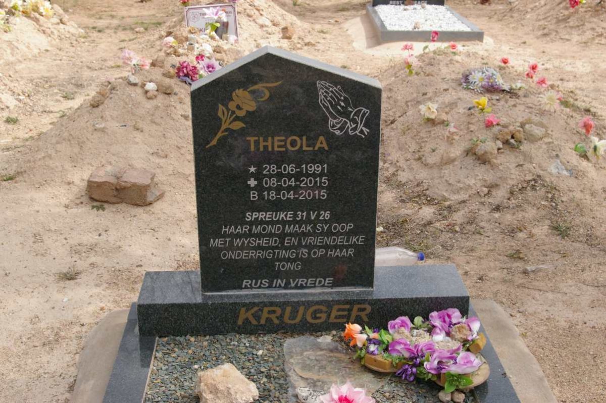 KRUGER Theola 1991-2015