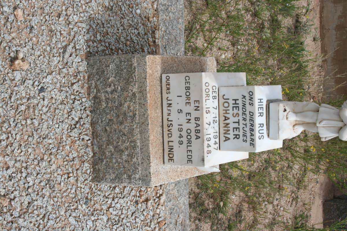 LINDE Hester Johanna, v.d. 1947-1948 :: V.D. LINDE 1949-1949