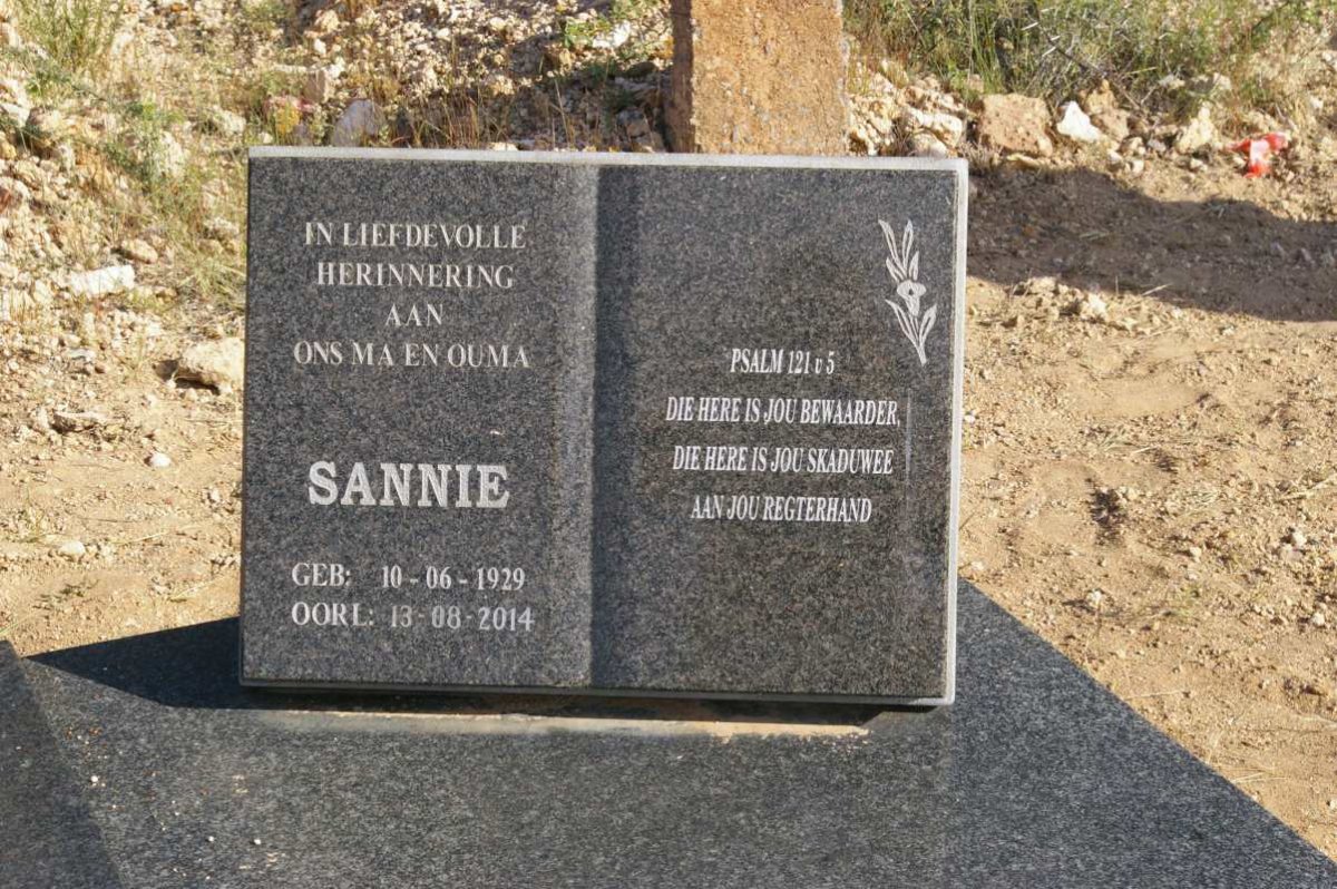 LUDWICK Odendaal 1932-2001 &amp; Sannie 1929-2014