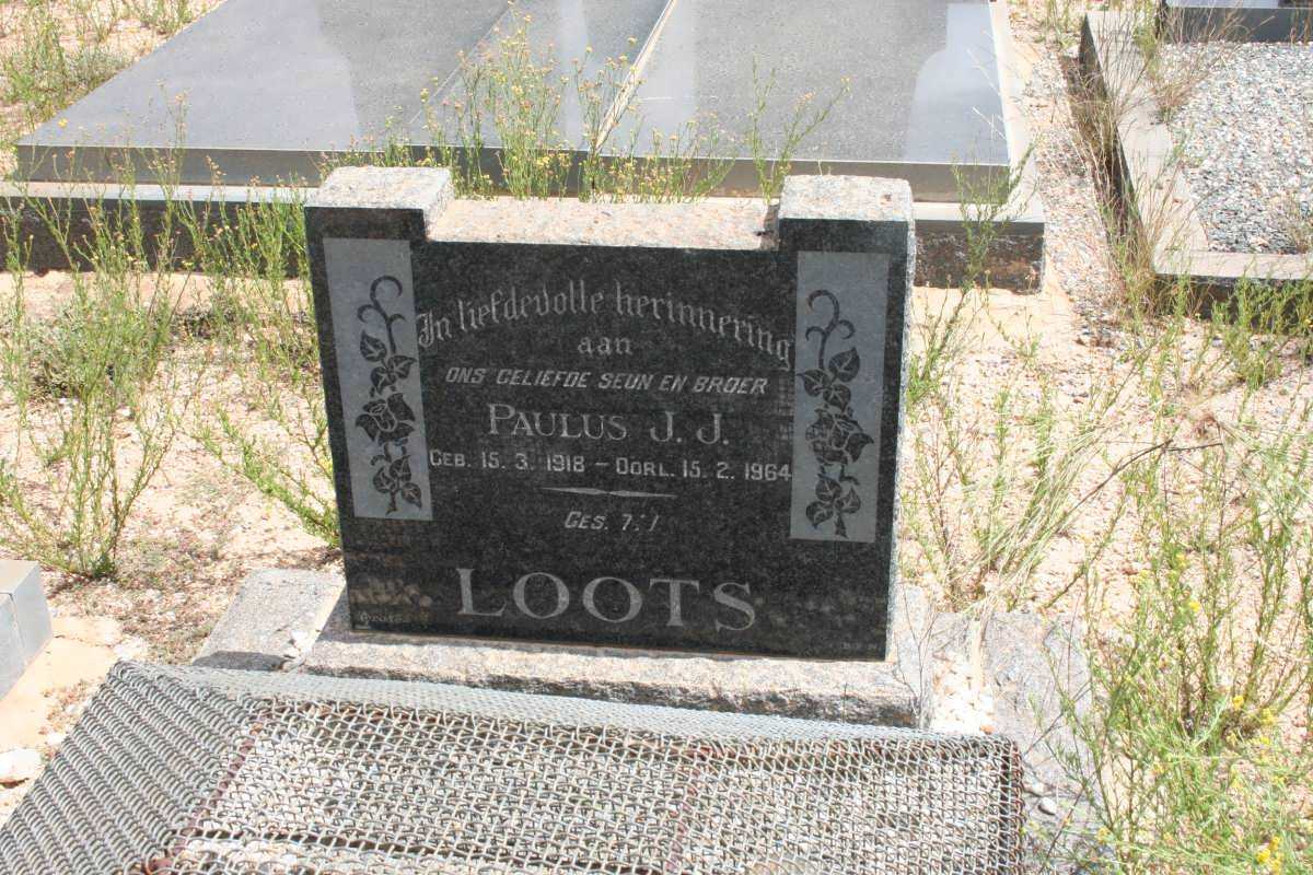 LOOTS Paulus J.J. 1918-1964