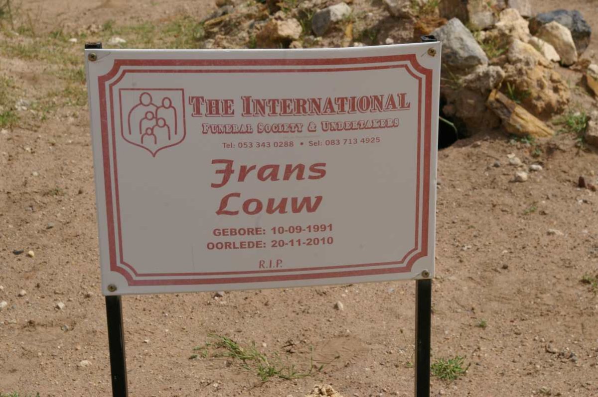 LOUW Frans 1991-2010
