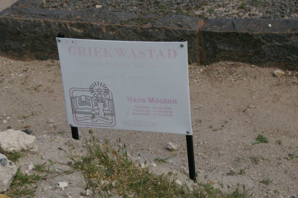 MOUTON Hans 1947-2010