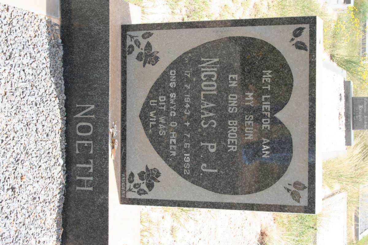 NOETH Nicolaas P.J. 1943-1982