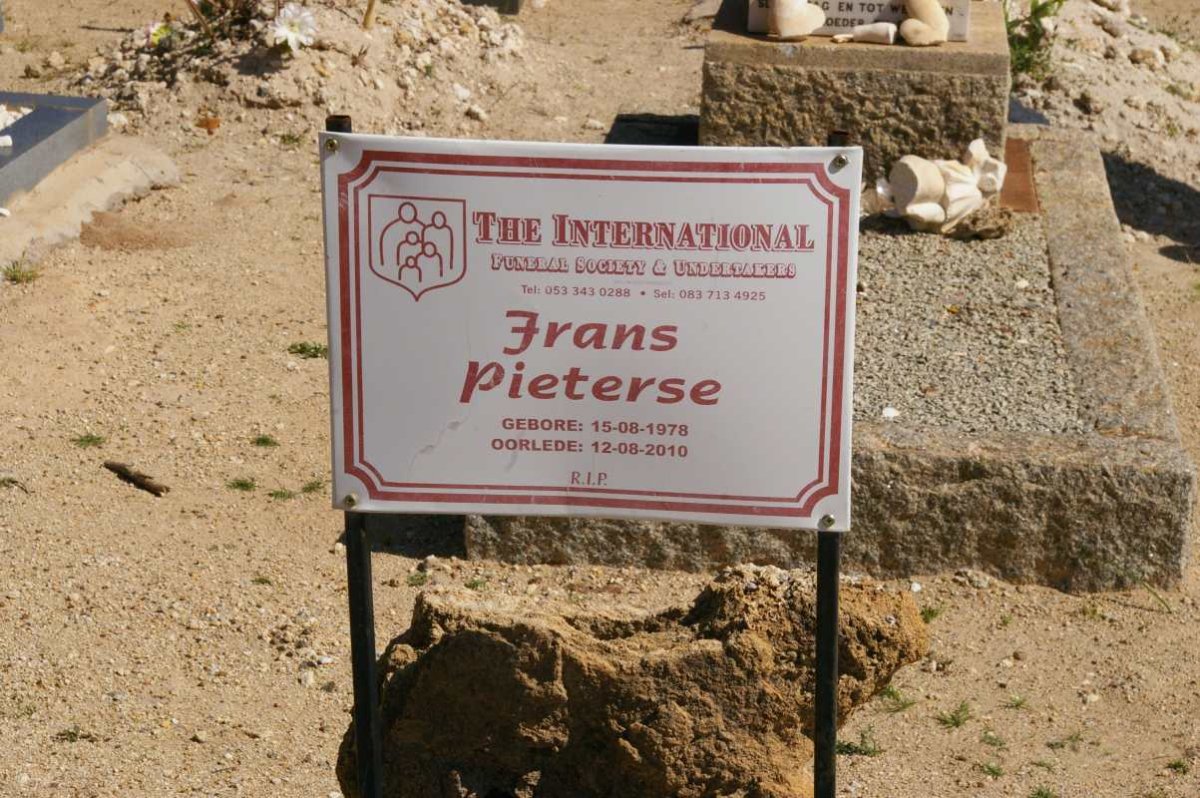 PIETERSE Frans 1978-2010