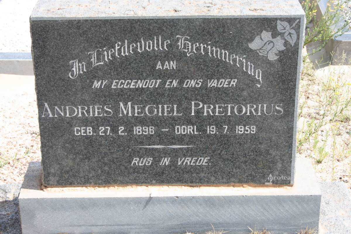 PRETORIUS Andries Megiel 1896-1959