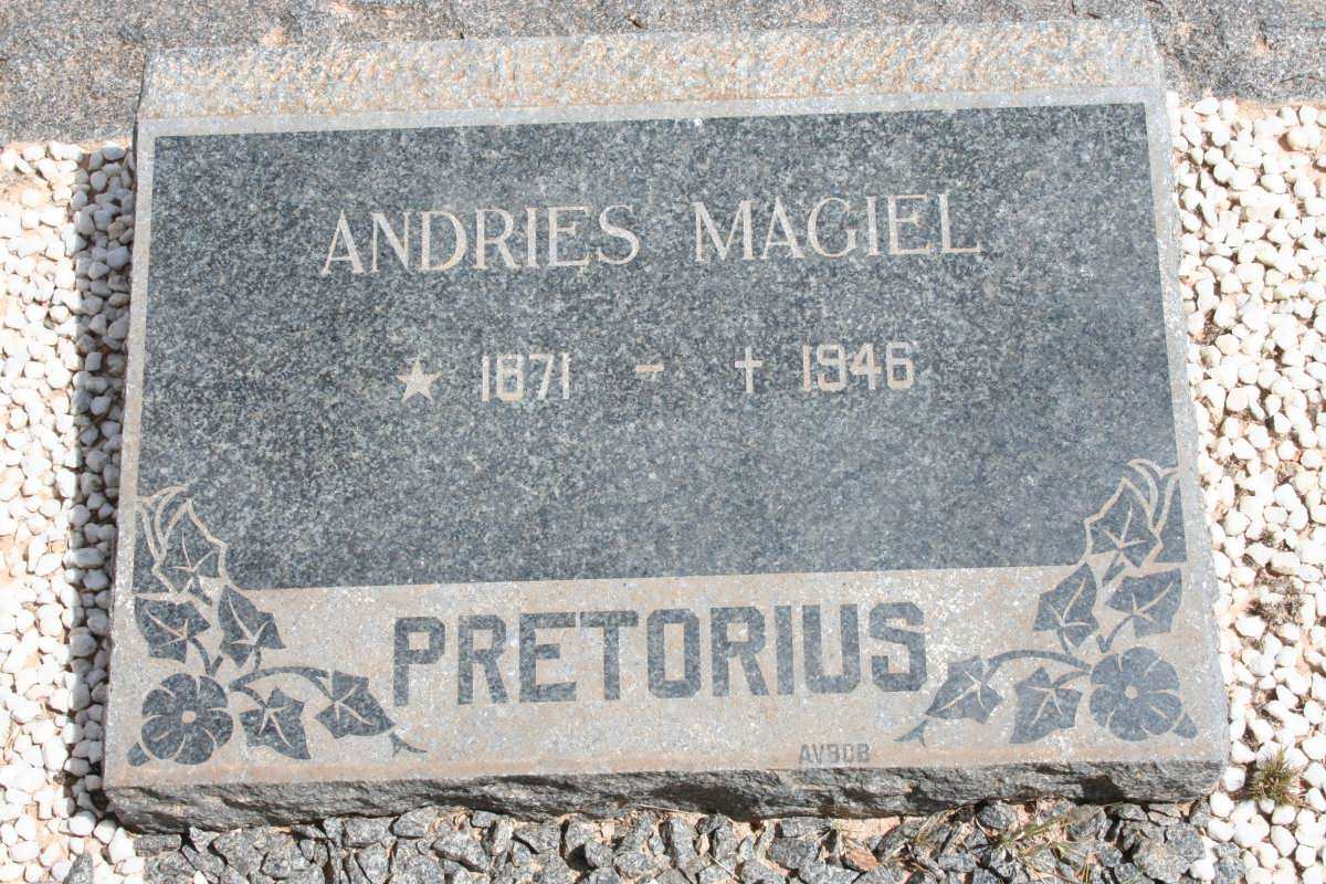 PRETORIUS Andries Magiel 1871-1946
