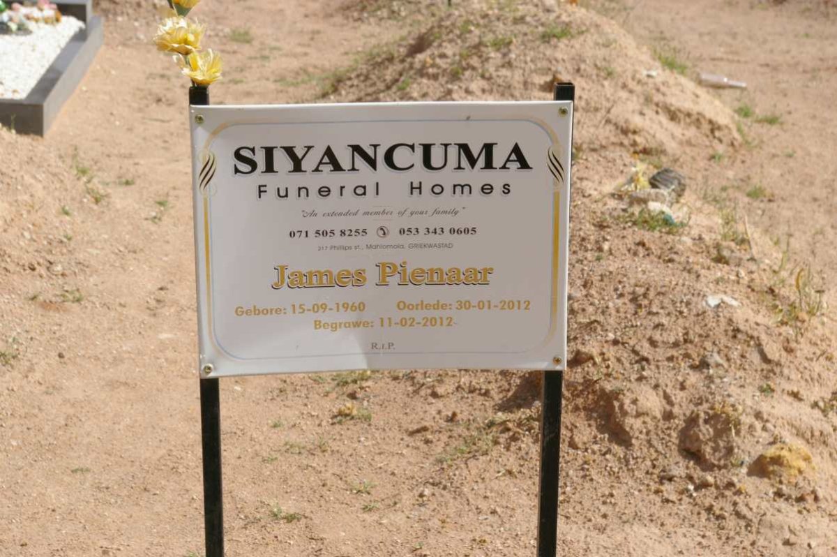 PIENAAR James 1960-2012