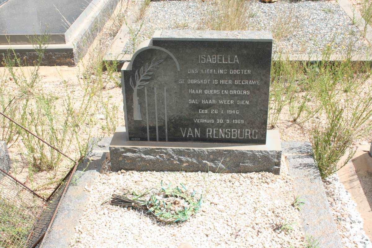 RENSBURG Isabella, van 1946-1969