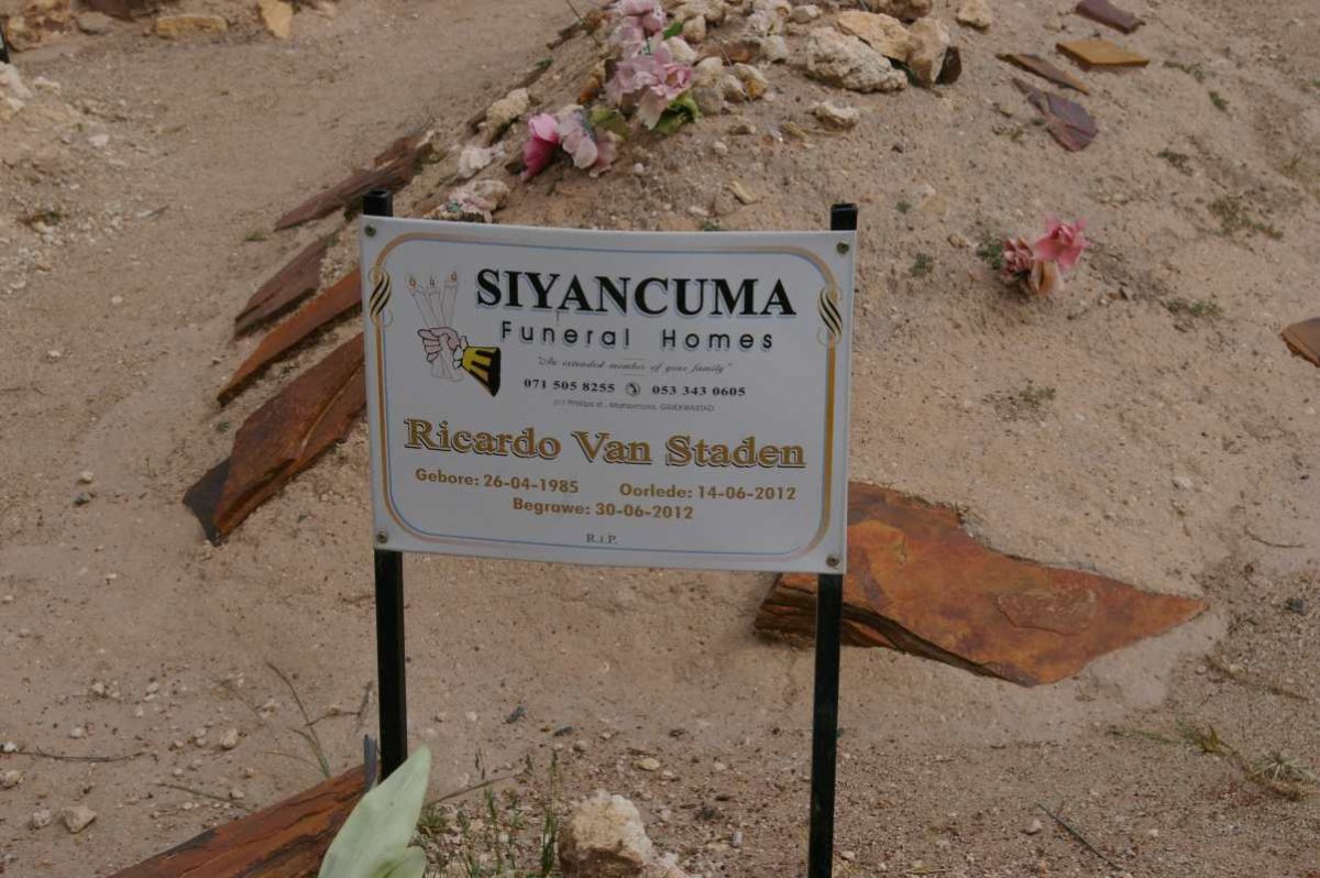 STADEN Ricardo, van 1985-2012