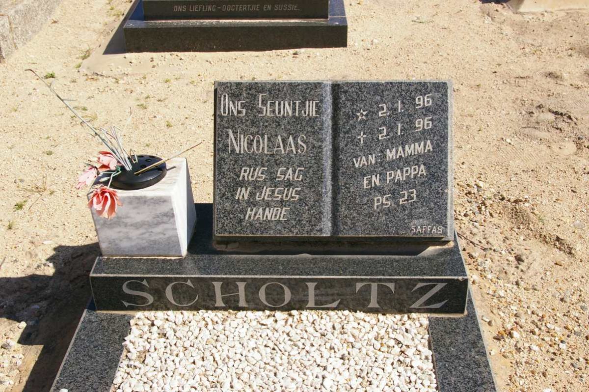 SCHOLTZ Nicolaas 1996-1996