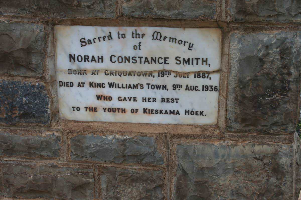 SMITH Norah Constance 1887-1936