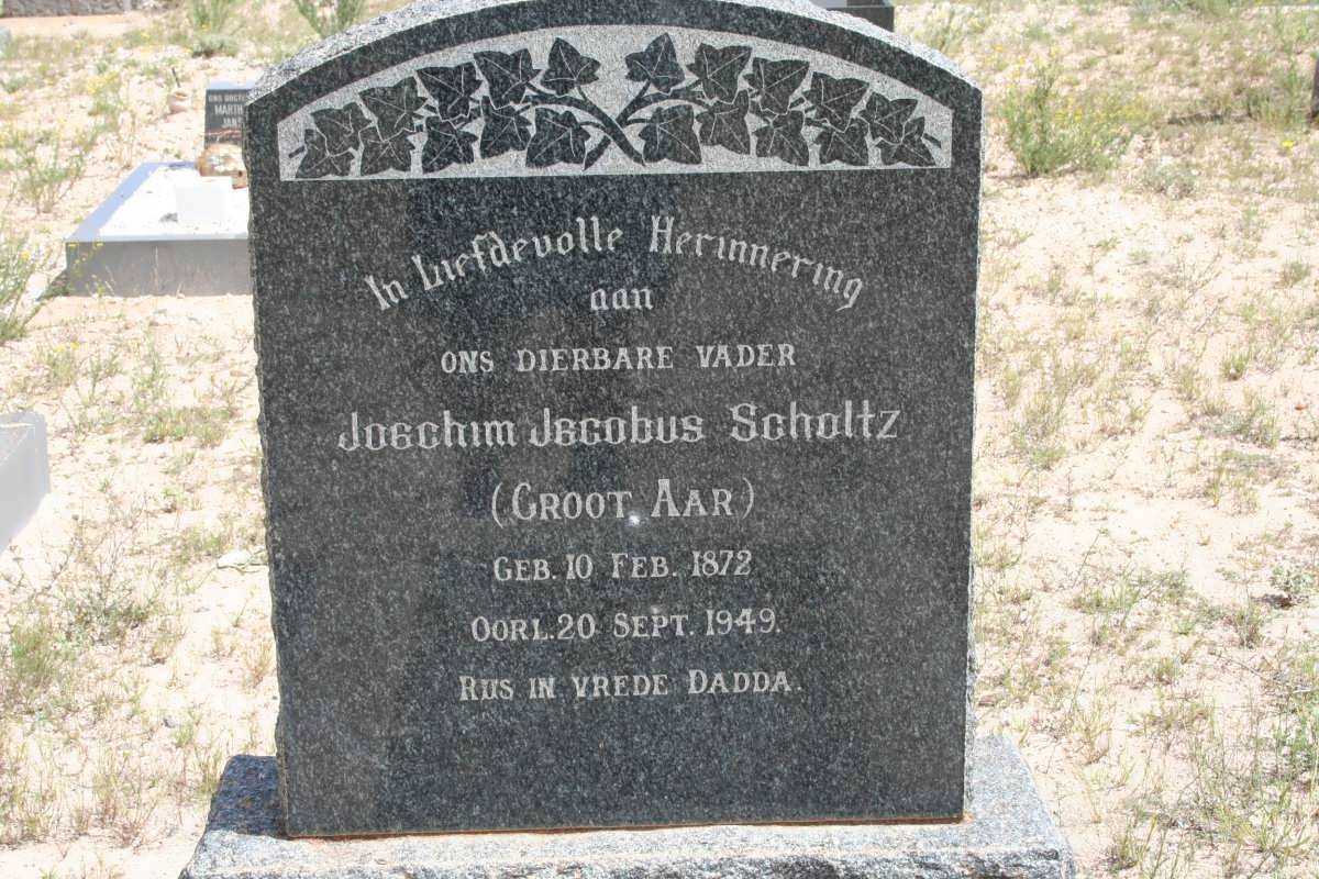 SCHOLTZ Joachim Jacobus 1872-1949