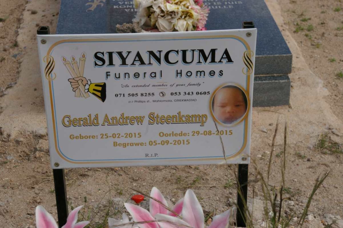 STEENKAMP Gerald Andrew 2015-2015