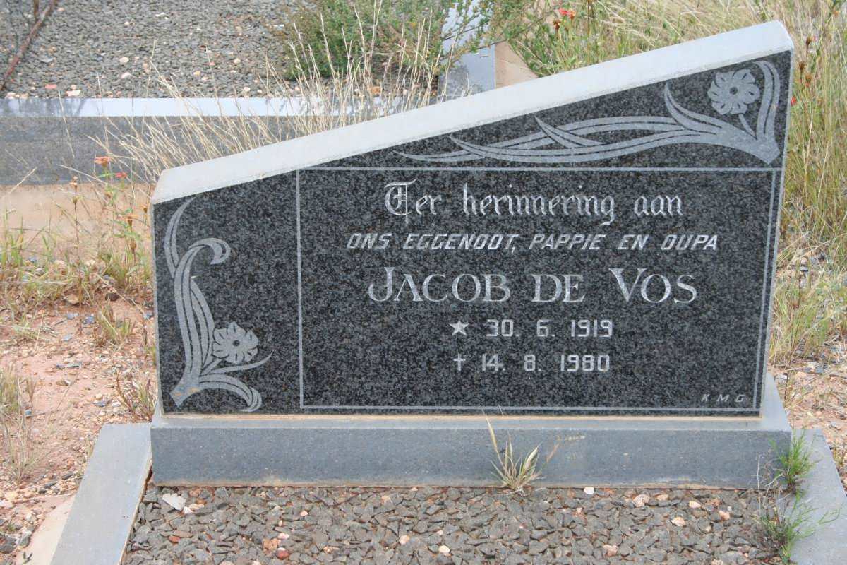 VOS Jacob, de 1919-1980