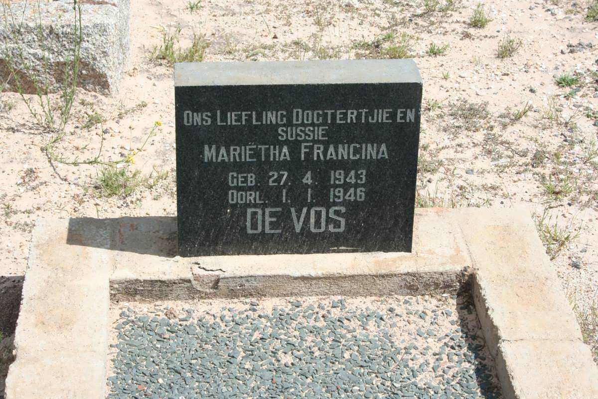 VOS Marietha Francina, de 1943-1946