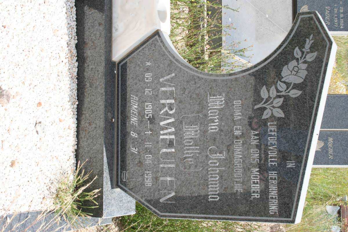 VERMEULEN Maria Johanna 1905-1998