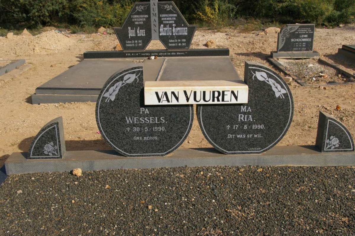 VUUREN Wessels, van -1990 &amp; Ria -1990