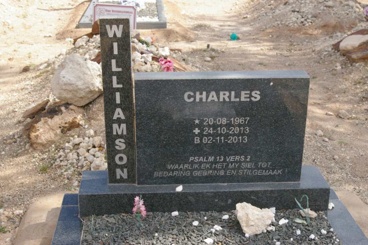 WILLIAMSON Charles 1967-2013