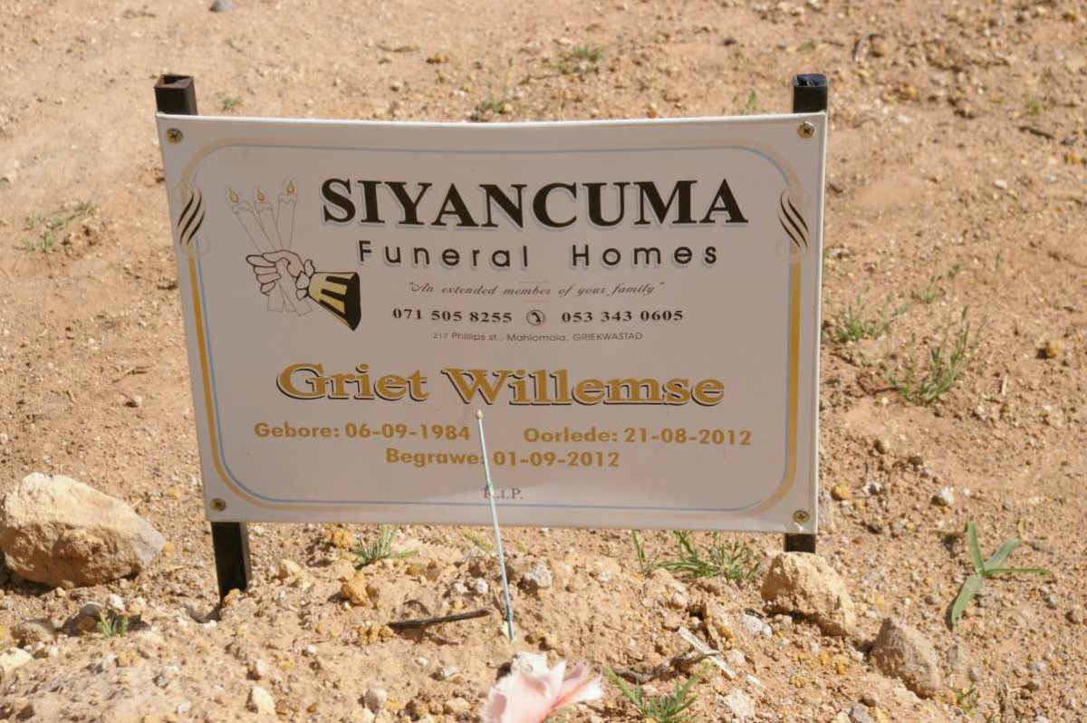 WILLEMSE Griet 1984-2012