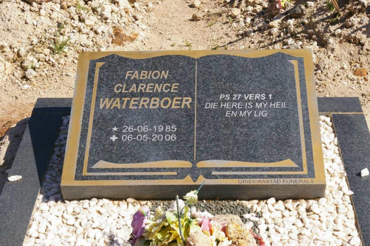 WATERBOER Fabion Clarence 1985-2006