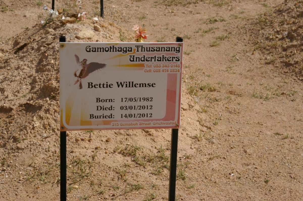WILLEMSE Bettie 1982-2012