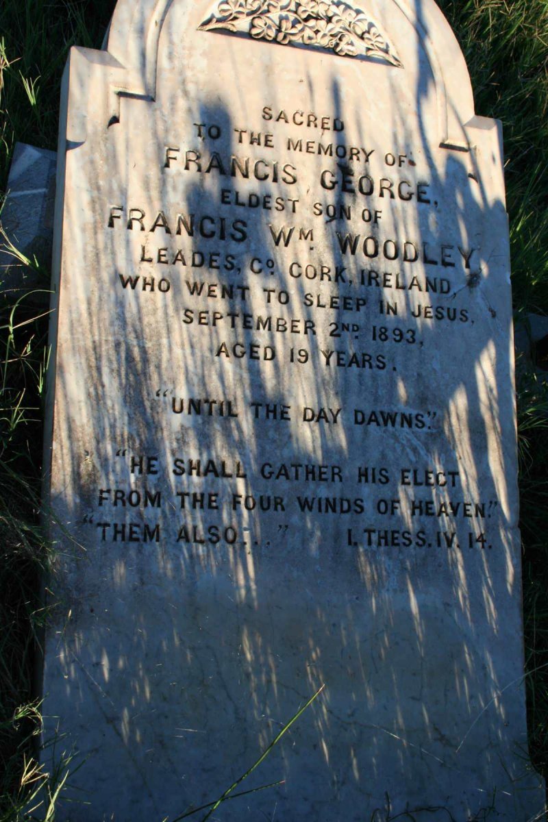 WOODLEY Francis George -1893