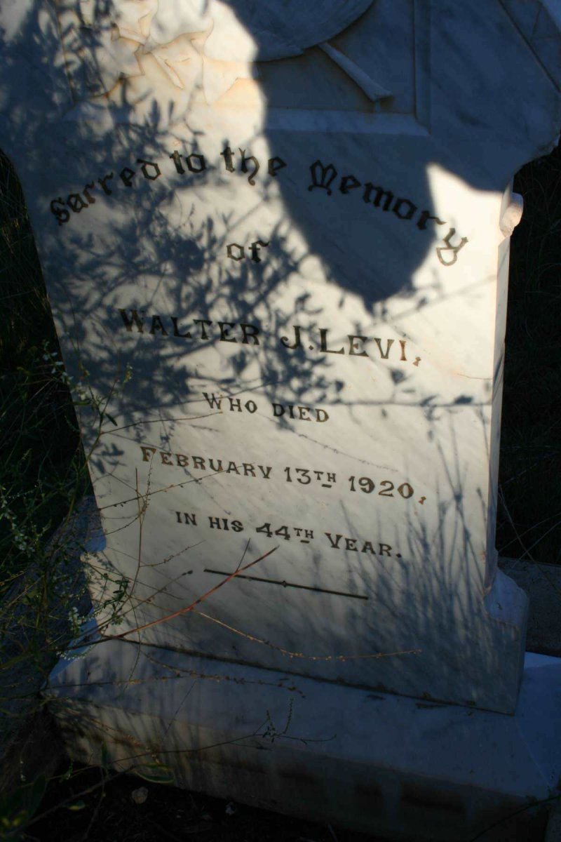 LEVI Walter J. -1920