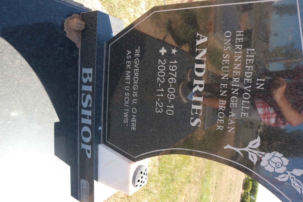 BISHOP Andries 1976-2002