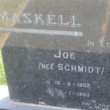 CHANCELLOR Eric 1892-1974 :: MASKELL Joe nee SCHMIDT 1902-1993