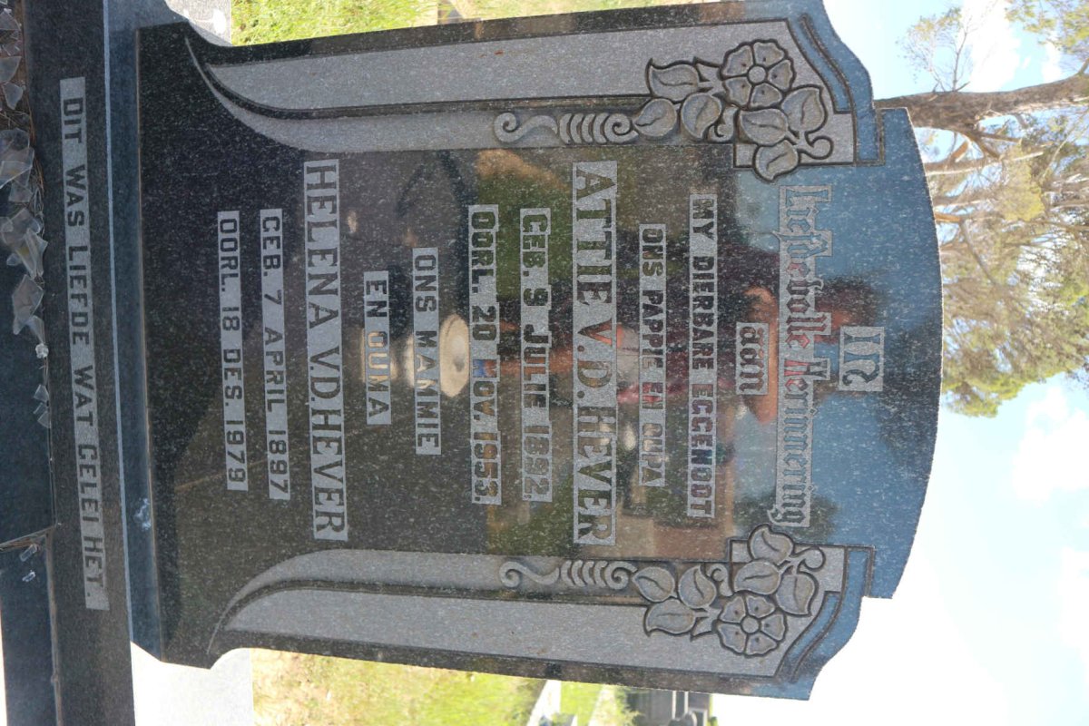 HEVER Attie, v.d. 1892-1953 &amp; Helena 1897-1979