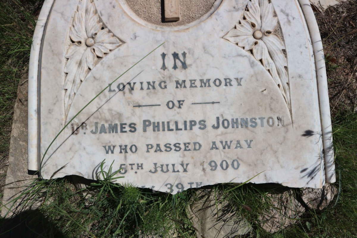 JOHNSTON James Phillips -1900
