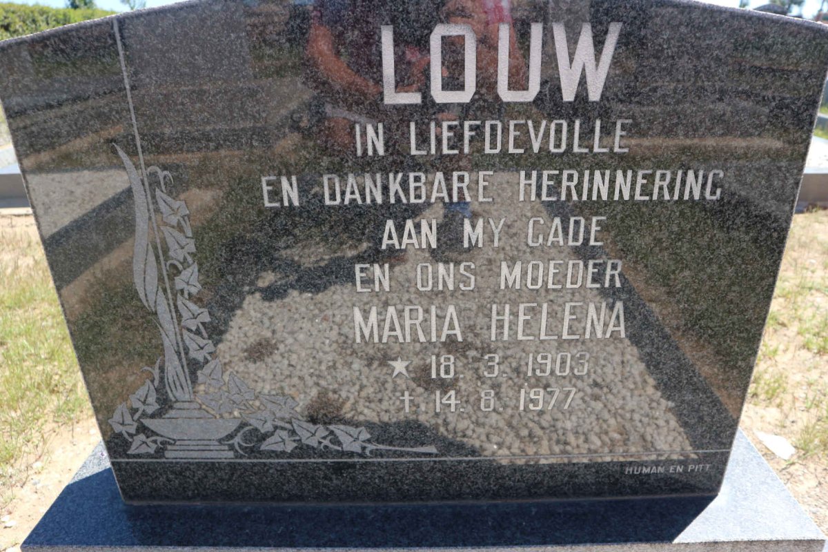 LOUW Maria Helena 1903-1977